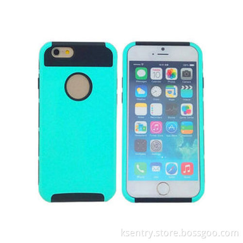 Wholesale Manufacturer Soft TPU Hard PC Case Back Cover for iPhone 6 with Factory Price